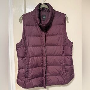 Eileen Fisher Women's Plum Puffer Vest